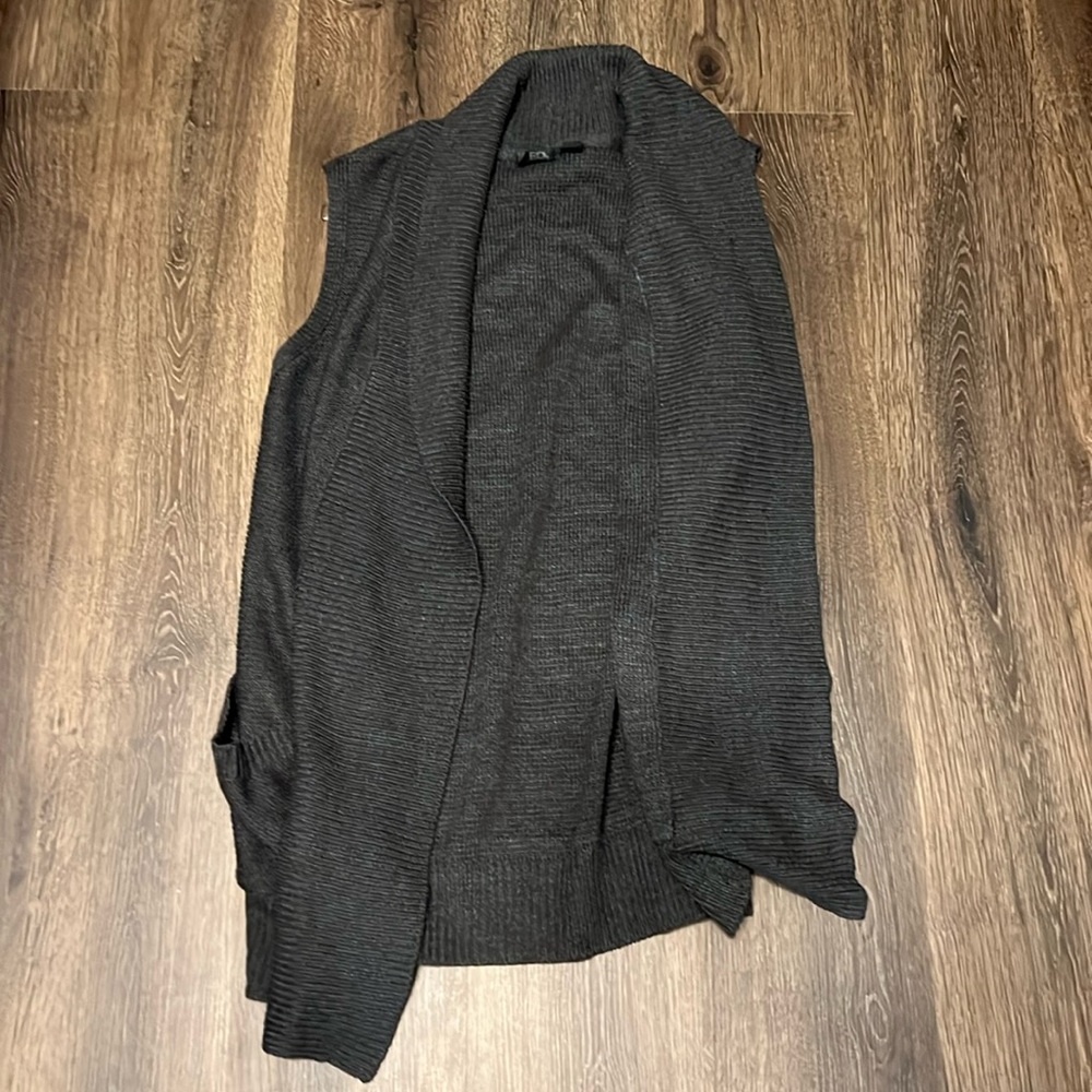 Navy vest- sweater material